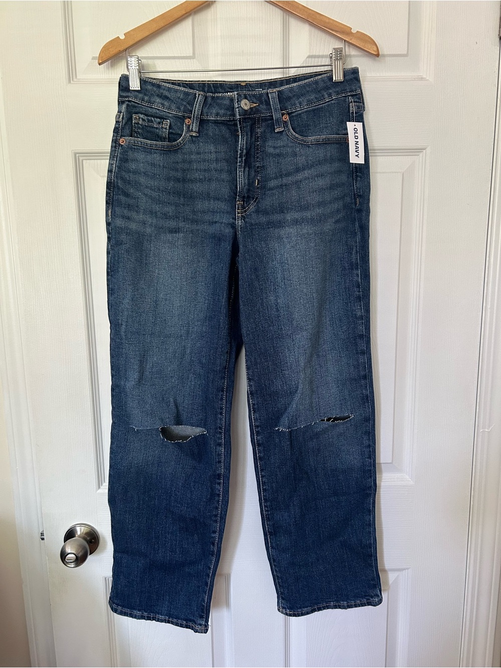 Old Navy High Rise OG Loose Ripped Jeans Size 6P